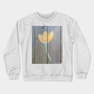 Flower on Fence Crewneck Sweatshirt